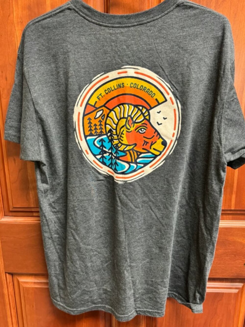 New! Fort Collins Colorado T-Shirt, Size L